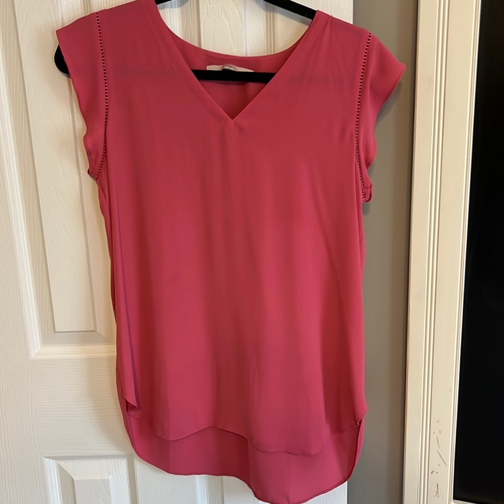 Loft mauve color, spring shirt.